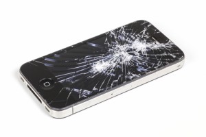 11088417-iphone-4-with-seriously-broken-retina-display-screen